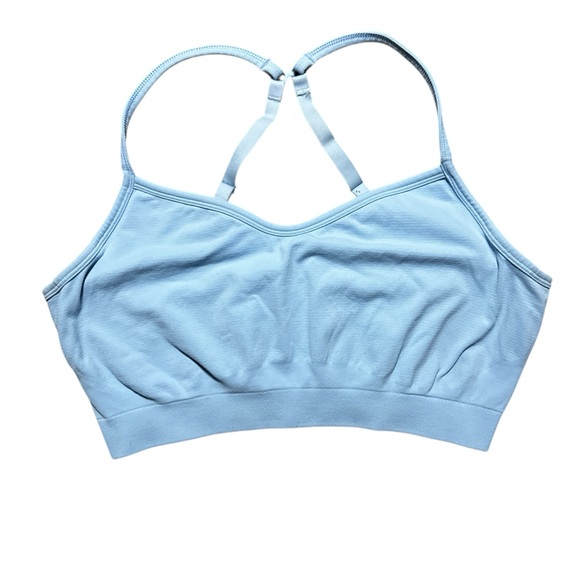Athleta Other - Athleta‎ Light Blue Convertible Racerback Sports Bra M Bralette